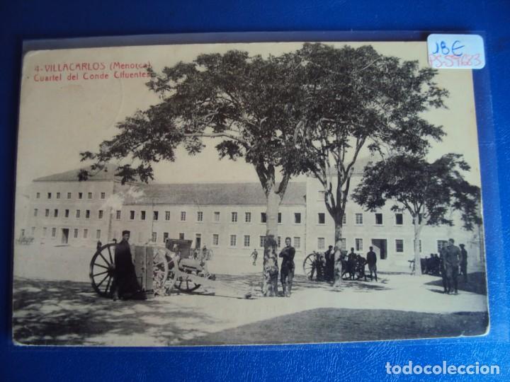 Postkarten: (PS-59683)POSTAL DE VILLACARLOS(MENORCA)-CUARTEL DEL CONDE CIGUENTES.CORREO AEREO