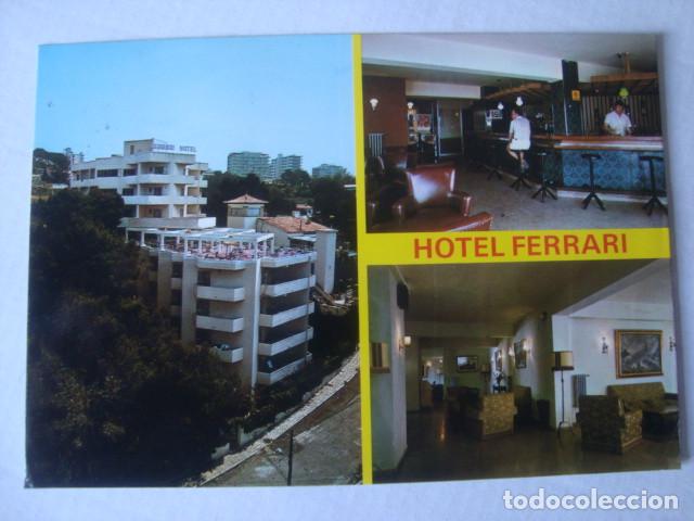 Postales: POSTAL HOTEL FERRARI PALMA DE MALLORCA, CALA MAYOR (1984). CIRCULADA.