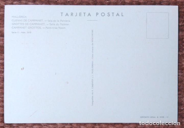 Postales: MALLORCA - CUEVAS DE CAMPANET - Foto 2