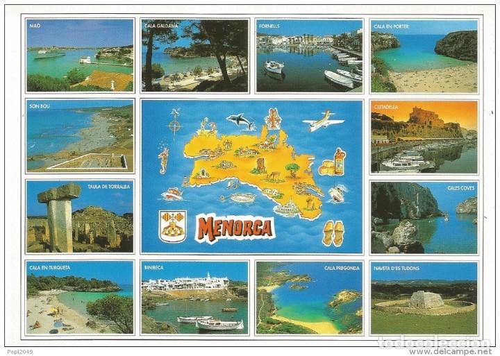 Postales: == D409 - POSTAL - MENORCA - VARIAS VISTAS - Foto 1