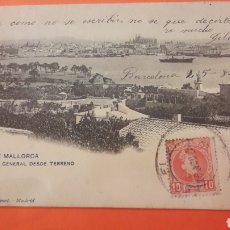 Postales: 1904 PALMA DE MALLORCA VISTA GENERAL HAUSER Y MENET.MADRID..1314