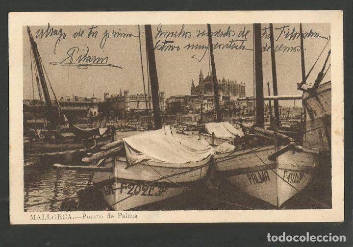 Postales: MALLORCA-PUERTO DE PALMA-HUECOGRABADO MEDITERRANEO-VER REVERSO-(59.054)