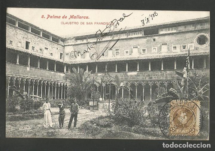 Postales: PALMA DE MALLORCA-CLAUSTRO DE SAN FRANCISCO-8-FOT&middot;LACOSTE-VER REVERSO-(59.055)