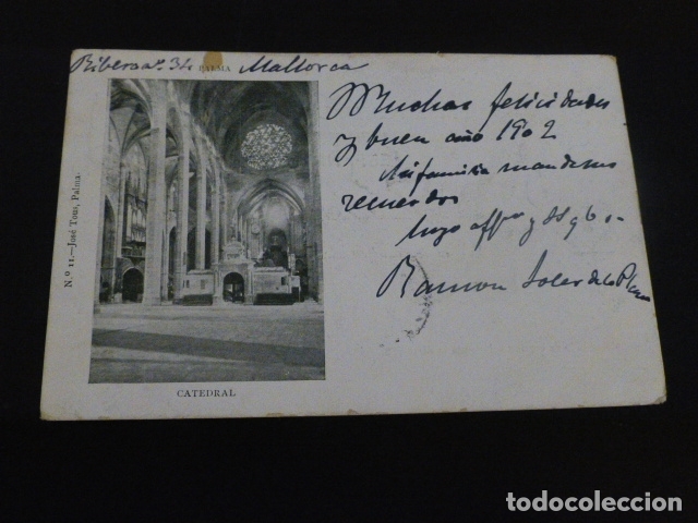 Postales: PALMA DE MALLORCA CATEDRAL - Foto 1
