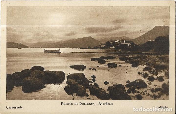 Postales: :::: B775 - POSTAL - PUERTO DE POLLENSA - ATARDECER - Foto 1