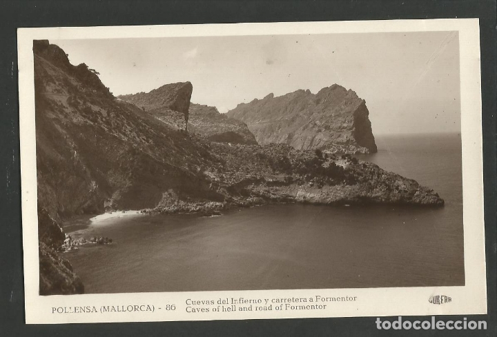 Postais: POLLENSA-CUEVAS DEL INFIERNO-FOTOGRAFICA-POSTAL ANTIGUA(59.841)