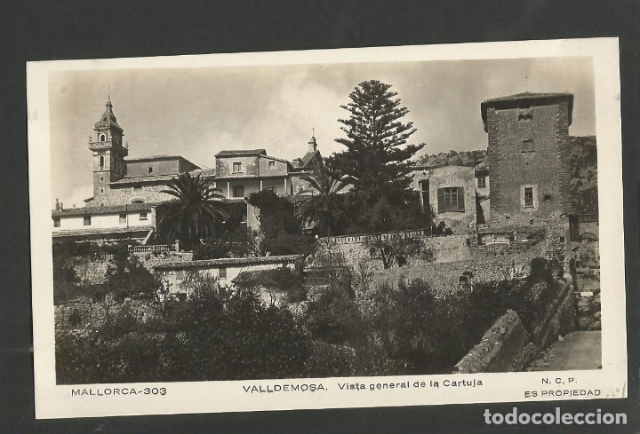 Postais: VALLDEMOSA-VISTA GENERAL DE LA CARTUJA-303-N.C.P.-FOTOGRAFICA-POSTAL ANTIGUA(59.842)