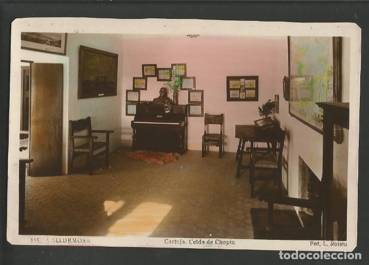 Postais: VALLDEMOSA-CARTUJA-CELDA CHOPIN-FOTOGRAFICA ROISIN-VER REVERSO-(59.919)