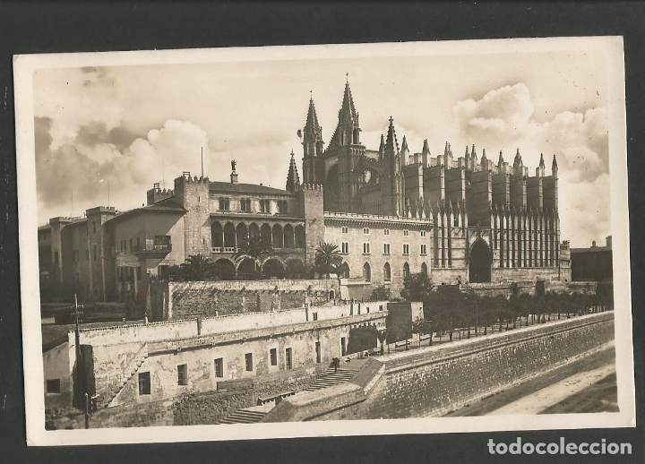 Postais: PALMA DE MALLORCA-CATEDRAL-2-FOTOGRAFICA GUILERA-VER REVERSO-(59.920)