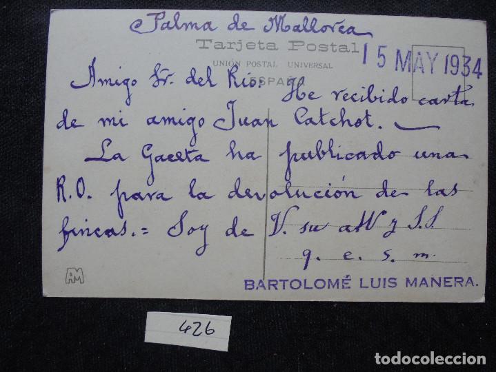 Postales: Postal 1934 Palma Mallorca - Foto 2