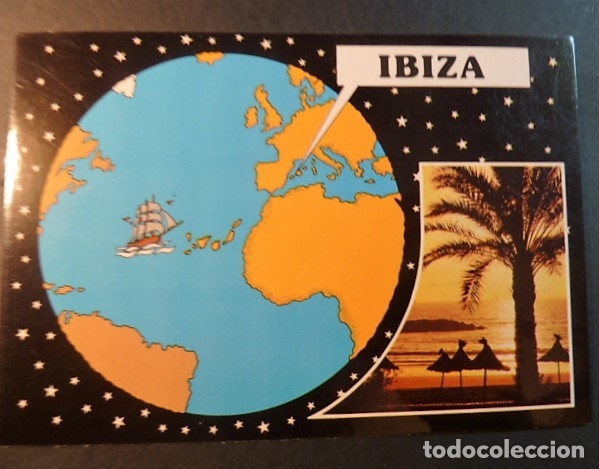 Postales: Lote postales Ibiza. Mapa - Foto 4