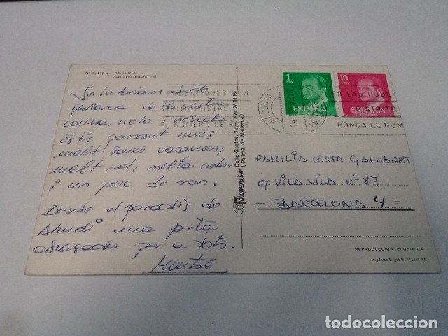 Postales: MALLORCA - POSTAL ALCUDIA - Foto 2