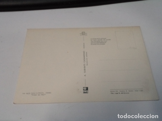 Postales: MALLORCA - POSTAL ILLETAS - HOTEL DE MAR - Foto 2