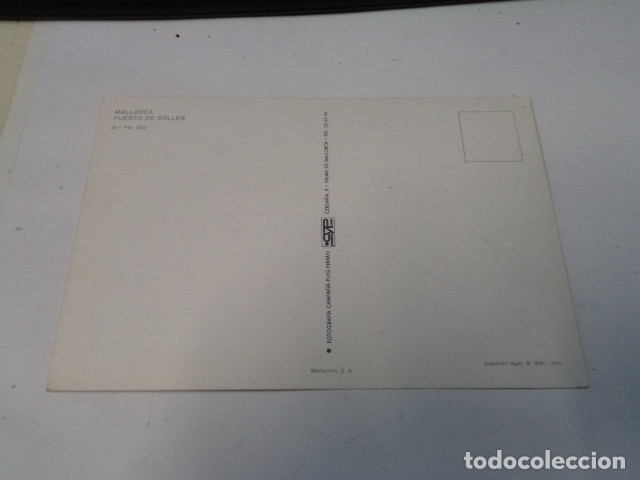 Postales: MALLORCA - POSTAL PUERTO DE S&Oacute;LLER - Foto 2