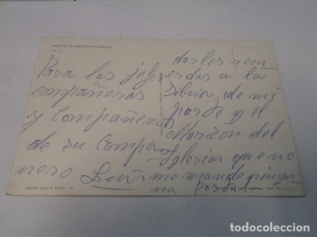 Postales: MALLORCA - POSTAL PUERTO DE S&Oacute;LLER - Foto 2