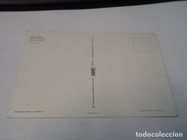 Postales: MALLORCA - POSTAL SON SERVERA - ESCENA T&Iacute;PICA - Foto 2