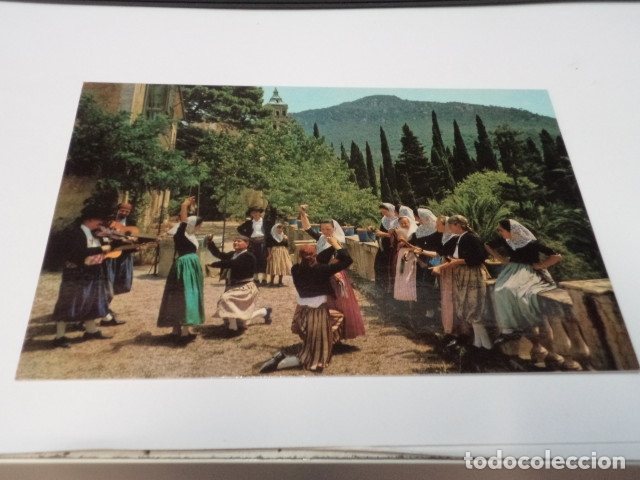 Postales: MALLORCA - POSTAL VALLDEMOSA - BAILES T&Iacute;PICOS - Foto 1