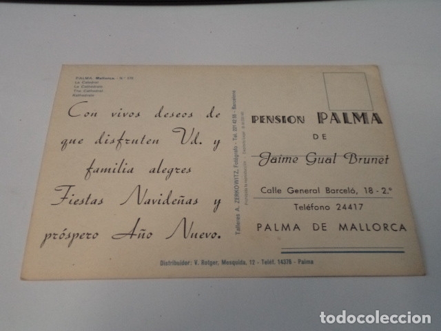 Postales: MALLORCA - POSTAL PALMA - LA CATEDRAL - Foto 2