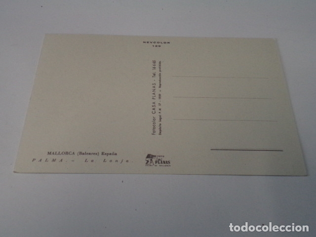 Postales: MALLORCA - POSTAL PALMA - LA LONJA - Foto 2