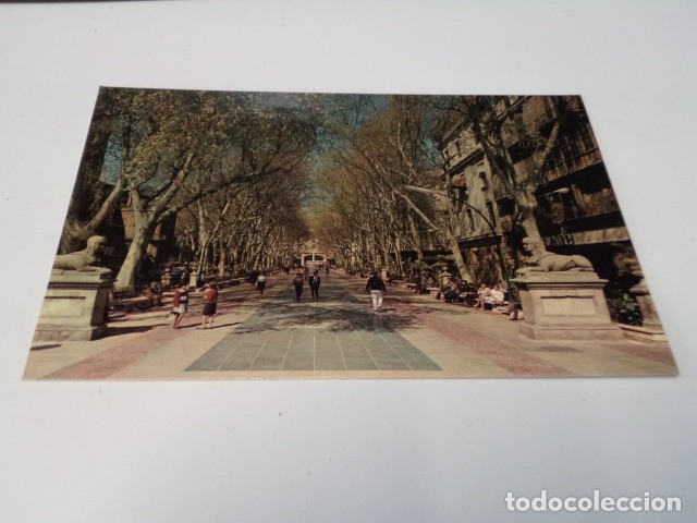Postales: MALLORCA - POSTAL PALMA - PASEO DE GENERAL&Iacute;SIMO - Foto 1