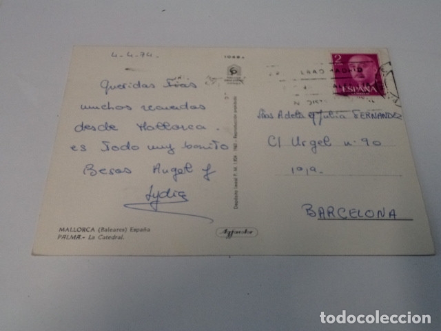 Postales: MALLORCA - POSTAL PALMA - LA CATEDRAL - Foto 2