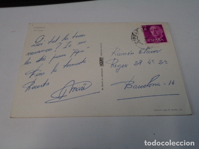 Postales: MENORCA - POSTAL CIUDADELA - Foto 2