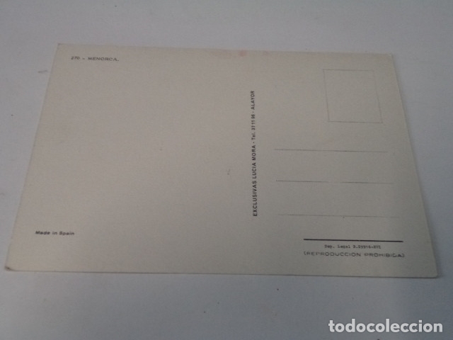 Postales: MENORCA - POSTAL MENORCA - Foto 2