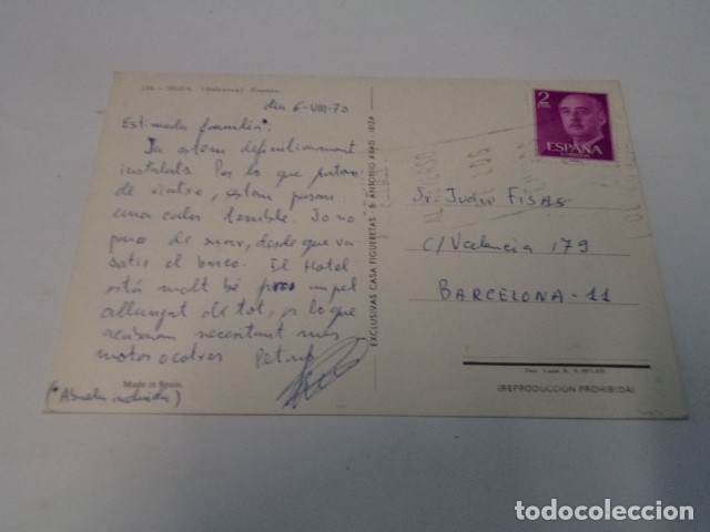 Postales: IBIZA - POSTAL IBIZA CIUDAD - Foto 2