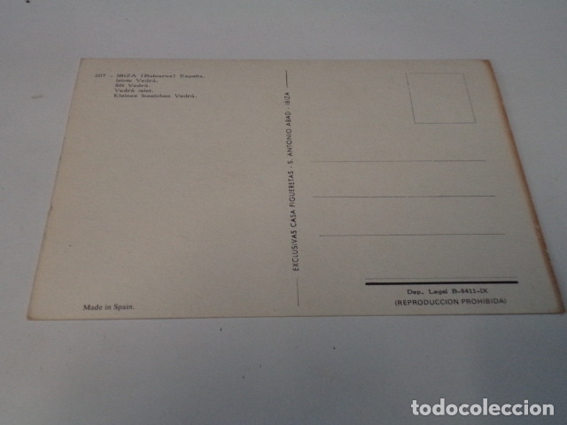 Postales: IBIZA - POSTAL ISLOTE VEDR&Aacute; - Foto 2
