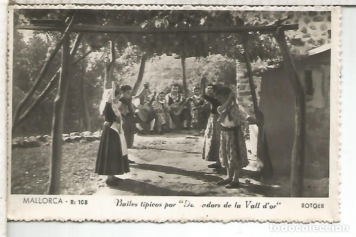 Postales: MALLORCA PALMA BAILES TIPICOS ESCRITA - Foto 1