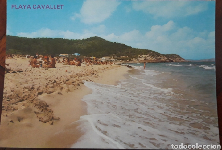 Postales: POSTAL PLAYA CAVALLET EN IBIZA