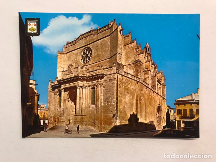 Postales: ISLA DE MENORCA. Ciudadela. Postal No.2, Catedral. Edita: A. Subirats (h.1970?)