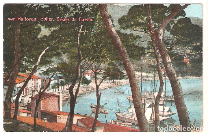Cartes Postales: Tarjeta Postal, Mallorca-Soler: Detalle del Puerto./ AM n&ordm; 41./ Sin escribir, principios del sXX.