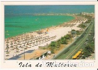 Postales: Postal Mallorca. Playa de Palma. ref. 73-201 - Foto 1