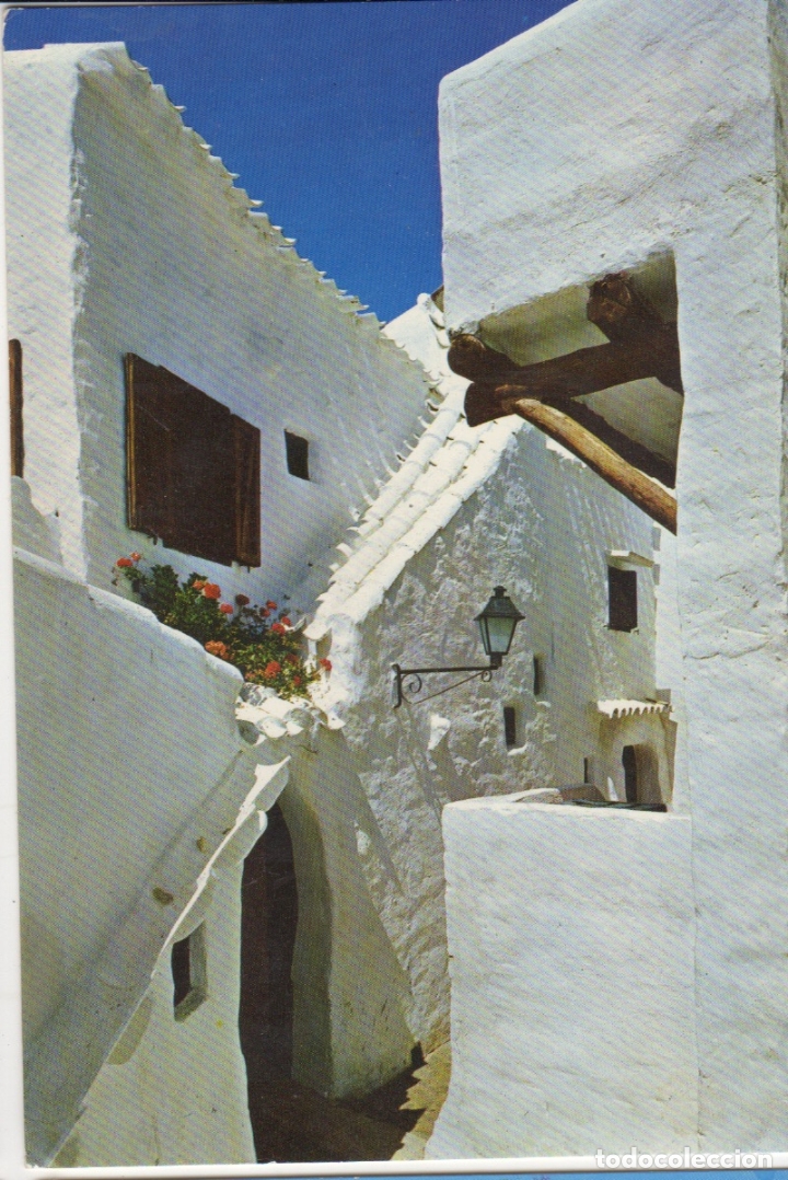 Postales: postal n&ordm; 130 binibeca menorca poblado de pescadores