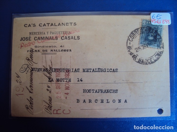 Cartes Postales: (PS-61898)POSTAL DE PALMA DE MALLORCA-CA&acute;S CATALANETS.MERCERIA Y PAQUETERIA