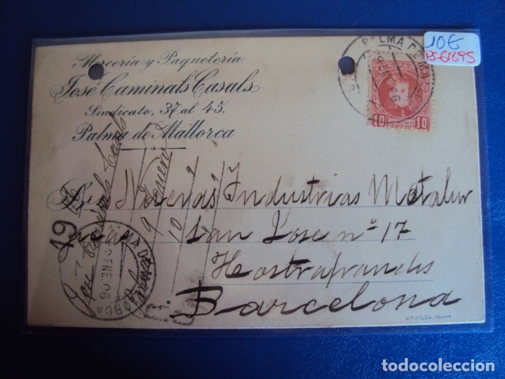 Cartes Postales: (PS-61895)POSTAL DE PALMA DE MALLORCA-JOSE CAMINALS CASALS.MERCERIA Y PAQUETERIA