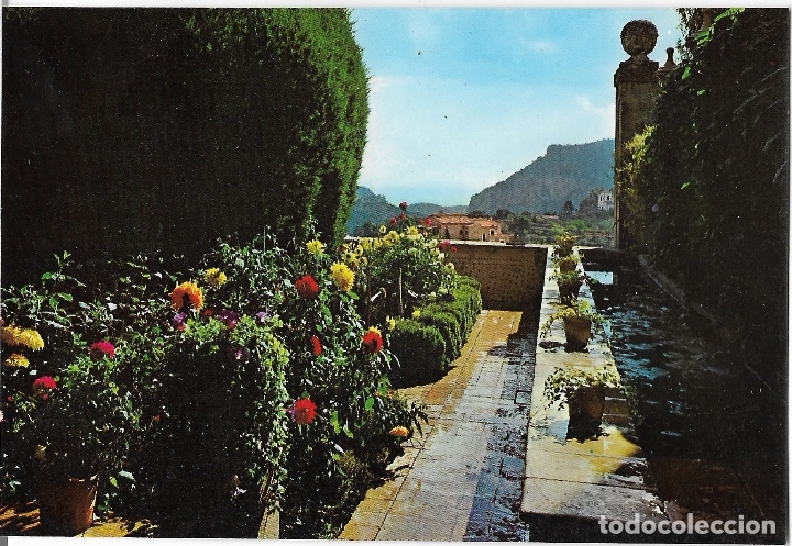Postales: VALLDEMOSA, JARDIN DE LA CELDA DE CHOPIN - ICARIA 6090 - S/C