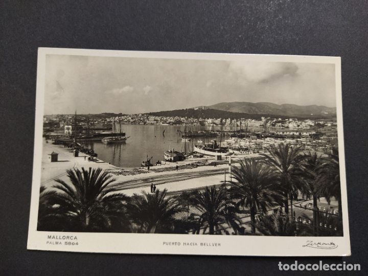 Postcards: MALLORCA-PUERTO HACIA BELLVER-5804-FOTOGRAFICA ZERKOWITZ-VER REVERSO-(63.894)