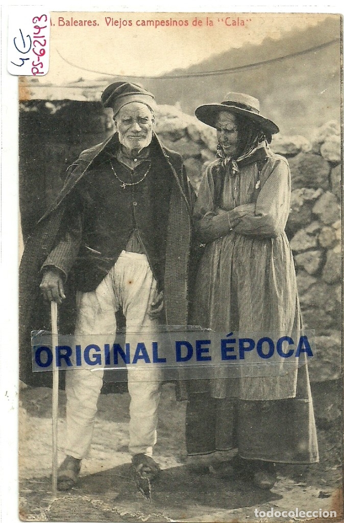 Postcards: (PS-62143)POSTAL DE IBIZA-VIEJOS CAMPESINOS DE LA CALA
