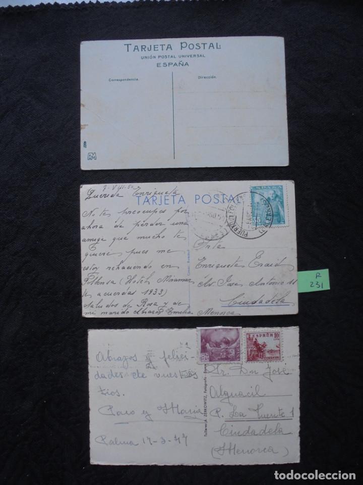 Postales: 3 postales  Mallorca 1947/1950 - Foto 2