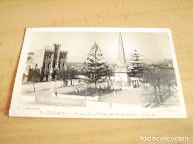 Postales: CIUDADELA --PASEO DE LA PLAZA DEL GENERALISIMO - Foto 1
