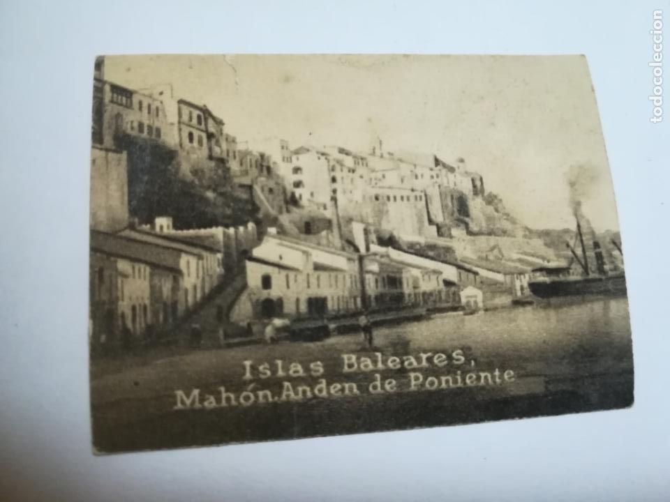 Postais: POSTAL ORIGINAL. 6.5 X 4.6CM. D&Eacute;CADA 30. N&ordm; 1376. BALEARES. MAHON. ANDEN DE PONIENTE