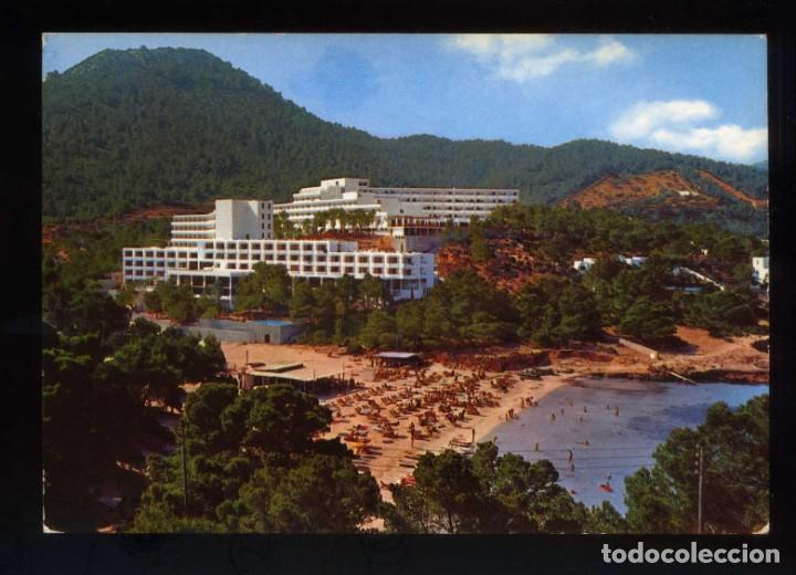 Postales: Sant Joan de Labritja. Portinatx. *Hoteles Greco y Presidente* Ed. C. Figueretas n&ordm; 270. Circulada.