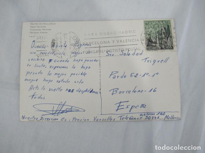 Postales: Palma de Mallorca - Paseo mar&iacute;timo - Circulada - Foto 2