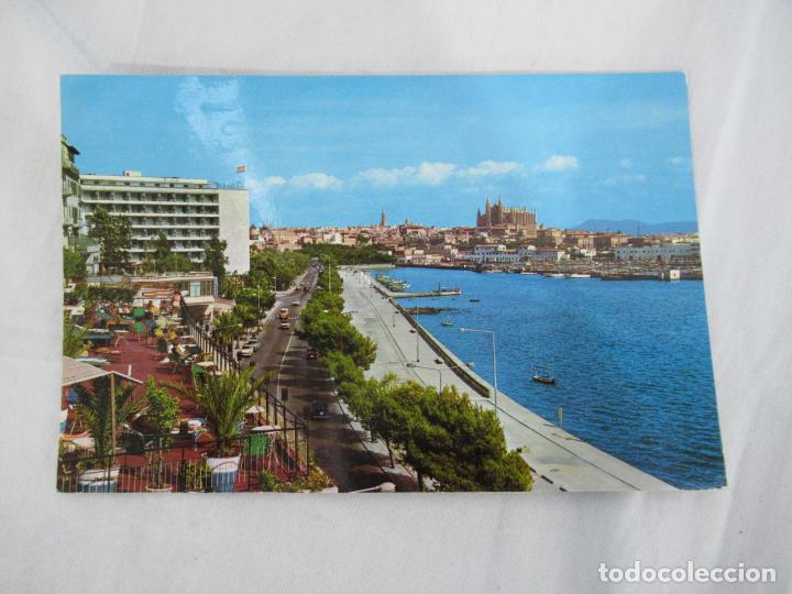 Postales: Palma de Mallorca - Paseo mar&iacute;timo - Circulada - Foto 1