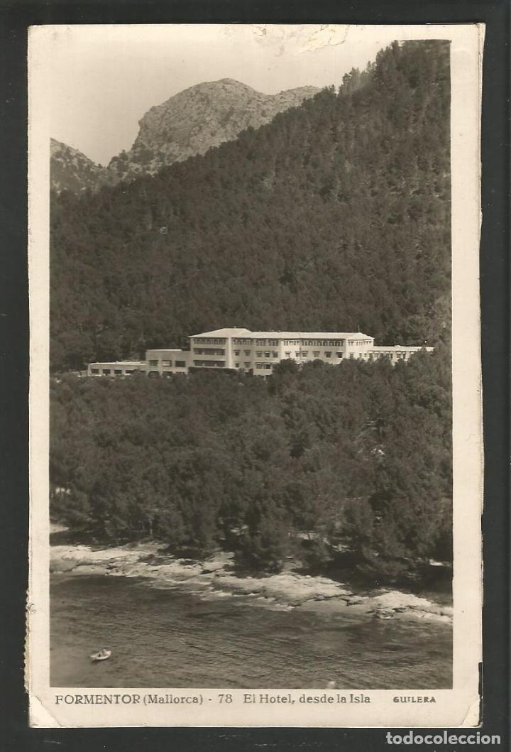 Postales: MALLORCA-FORMENTOR-EL HOTEL DESDE LA ISLA-78-FOTOGRAFICA GUILERA-POSTAL ANTIGUA-(66.284)