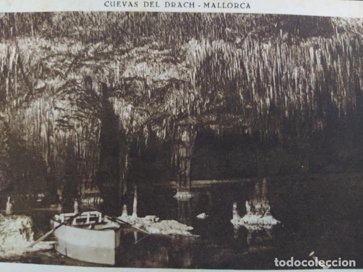 Cartoline: MALLORCA-CUEVAS DEL DRACH-LAGO MARTEL-POSTAL ANTIGUA-(66.313)