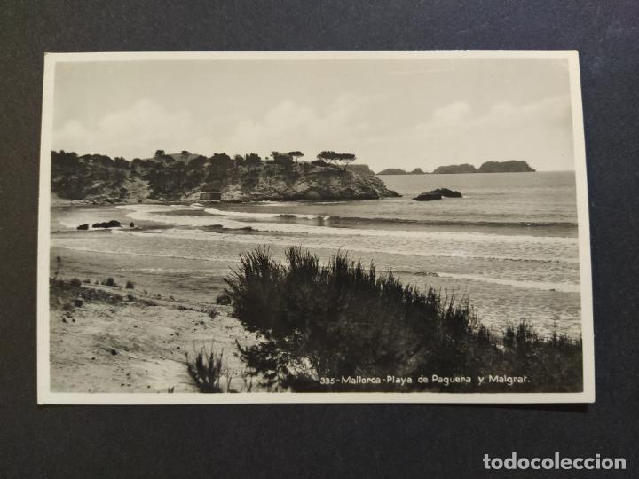 Postales: MALLORCA-PLAYA DE PAGUERA Y MALGRAT-FOTOGRAFICA-POSTAL ANTIGUA-(66.672)