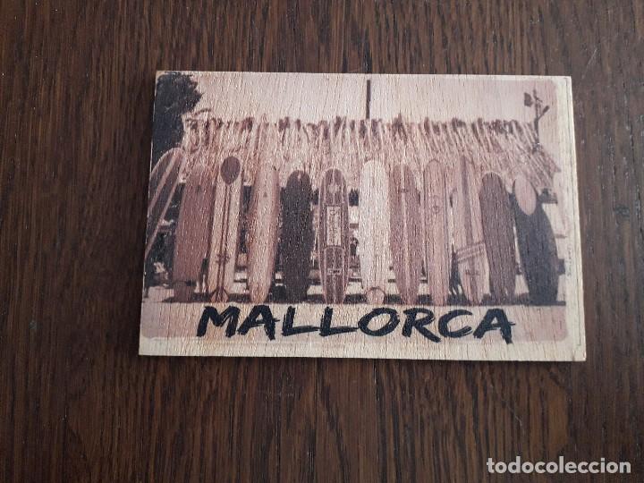 Postales: postal de madera de Mallorca. - Foto 1